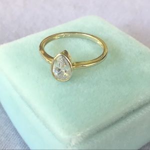 ✨Gold tone cz ring